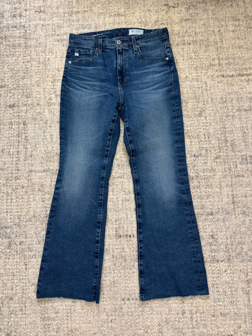 Ag Adriano Goldschmied Women's Skinny Jeans in Dark Blue Wash